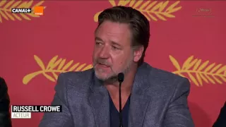 The Nice Guys, Ryan Gosling Russell Crowe press conference Festival Cannes 2016