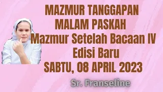 Mazmur Tanggapan Setelah Bacaan IV -Edisi Baru, Sabtu 08 April 2023