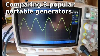 Portable Generator Waveform Comparison
