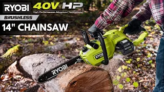 RYOBI 40V HP Brushless 14" Chainsaw