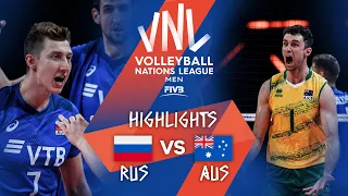 RUS vs. AUS - Highlights Week 2 | Men's VNL 2021