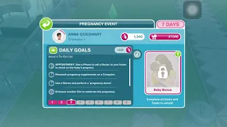 The Sims Free Play - Pregnancy Event Day 2