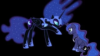 Confrontation-Luna and Nightmare Moon Cover (Foal Ver.)