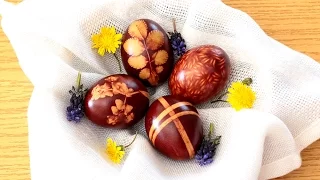 Cómo hacer huevos de Pascua con colorante natural