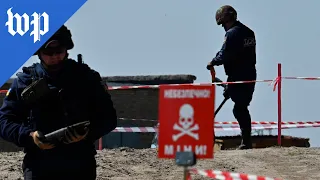 How Russian land mines may pose a deadly risk to Ukrainians for years to come