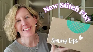 Stitch Fix Unboxing | So many cute Spring tops!! April 2024