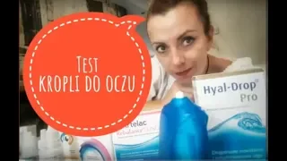 Test kropli do oczu