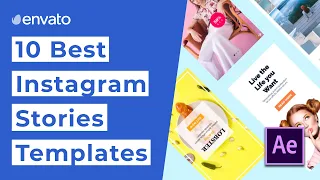 10 Best Instagram Stories Video Templates for After Effects [2020]