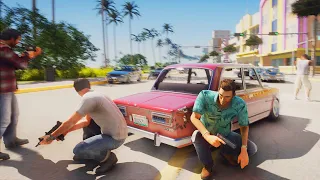 GTA: Vice City 2020 Remastered Gameplay ► RTX™ 3090 4K Ray Tracing Graphics [GTA 5 PC Mod]