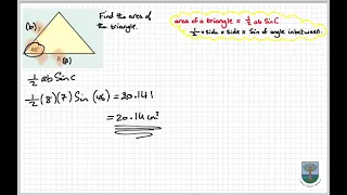 Area of a triangle