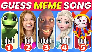 GUESS MEME & WHO'S SINGING🎤🎵| Lay Lay, King Ferran,Salish Matter,MrBeast,Elsa,,Tenge