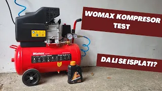 TEST: WOMAX W-DK 824 KOMREPSOR | kompresor za amatere, da li se isplati?