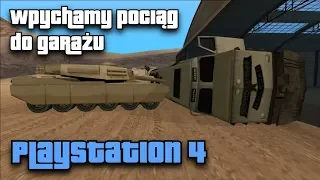 GTA SA - Co się stanie, jeśli wepchniemy pociąg do garażu? [PLAYSTATION 4]