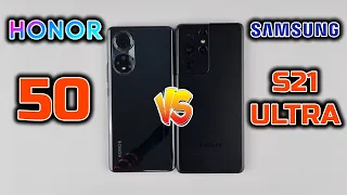 HONOR 50 VS SAMSUNG S21 ULTRA SPEED TEST