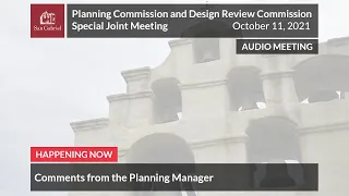 Planning & Design Review Commission Special Joint Meeting - October 11, 2021 - City of San Gabriel