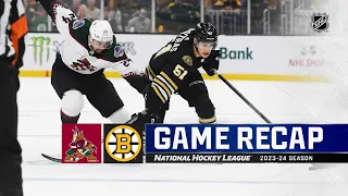 Coyotes @ Bruins 12/9 | NHL Highlights 2023