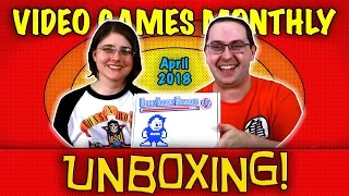 UNBOXING! Video Games Monthly April 2018 (10 Games) - Retro Video Game Subscription Box