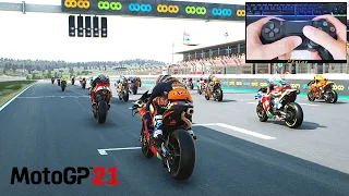 MotoGP™21 | Miguel Oliveira Red Bull KTM Factory at Portimao | Controller Cam gameplay