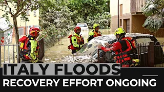 Recovery efforts are underway in northern Italy