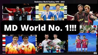 Top 10 Badminton World Ranking in Men's Doubles 1990-2022