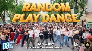 [KPOP IN PUBLIC] RANDOM DANCE Hanoi Pedestrian Street | D8 CREW X W-UNIT (Part 1)| Random Play Dance