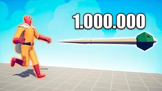 1.000.000 DAMAGE NEEDLE vs UNITS - TABS | Totally Accurate Battle Simulator 2024