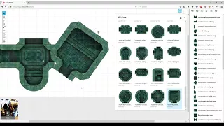 Making a Dungeon Map in Roll20 with MapSmyth Modular Dungeon Tiles