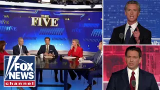 'The Five' react to the heated DeSantis-Newsom debate