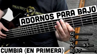 Adornos para Cumbia en Bajo para Quedarse en Primera ( TABS )