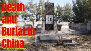 Chinese Grave Sites With Open Graves | Chinese Burial Customs