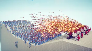 5x GOD HWACHA vs 100x EVERY UNIT - Totally Accurate Battle Simulator TABS