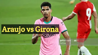 Ronald Araújo vs Girona | Club Friendlies 2020 | FMM