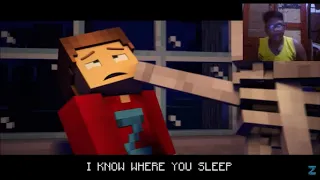 (Reactions) SKELETON RAP | (ZAMination) & Dan Bull (Minecraft Animated Music Video) Version A