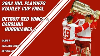 2002 Stanley Cup Final Game 5: Detroit Red Wings 3, Carolina Hurricanes 1