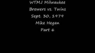 WTMJ Milwaukee Brewers vs Twins Sept 30, 1979 Mike Hegan Part 6 .wmv