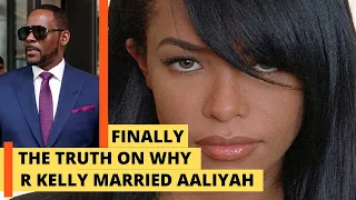 Finally the truth on why R Kelly married Aaliyah