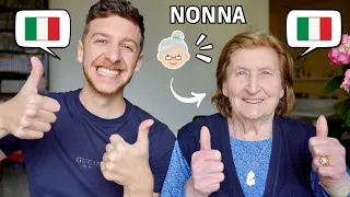 Conversazione Naturale in Italiano Con Nonna Elide (sub ITA) | Imparare l’Italiano