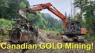 Real Canadian Gold Mining With @ANDYTHRAXX