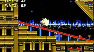 Sonic the Hedgehog 2: Part 4: Casino Night Zone (Super Sonic & Tails)