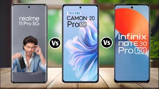 Realme 11 Pro Vs Tecno Camon 20 Pro Vs Infinix Note 30 Pro