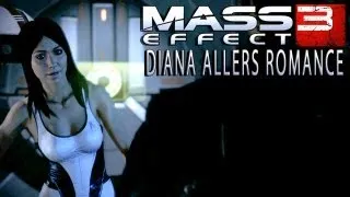 Mass Effect 3 Diana Allers romance (Jessica Chobot)