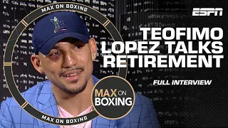 Teofimo Lopez explains why he’s retiring after beating Josh Taylor [FULL INTERVIEW] | Max on Boxing