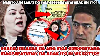 nAku❗ INILABAS na ang mga EBIDENSYANG MAGPAPATUNAY na anak ni Vic Sotto ang anak ni Osang!!OMG!!