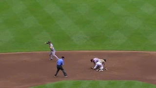 Trea Turner robs cutch with a tough diving stop