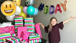 GWYNETH'S 8TH BIRTHDAY MORNING OPENING PRESENTS!