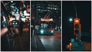 [POV] 85mm f1.8 Night Street Photography Downtown Vancouver
