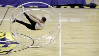 World Championships in Gymwheel 2016 Olivier Bastinck Spiral 3rd Place