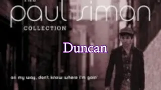 Duncan - Paul Simon ( 1972)  👏🌹🥂