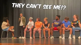 Hypnotized to Think I Disappear | College Stage Hypnosis Show