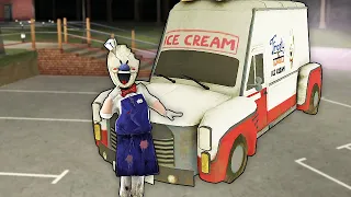 Driving ROD'S ICE CREAM TRUCK to RUN ROD OVER in ICE SCREAM 4 OUTWITT ICEDOUT 4 MOD!